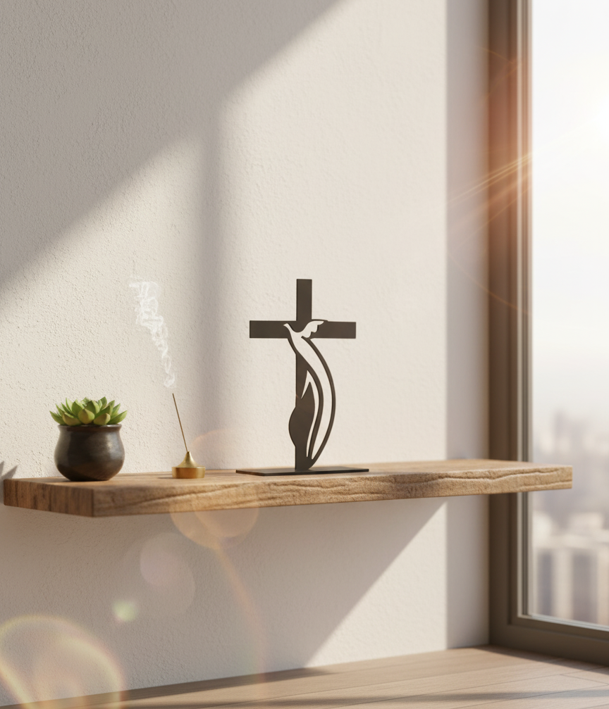 Metal Cross Decor