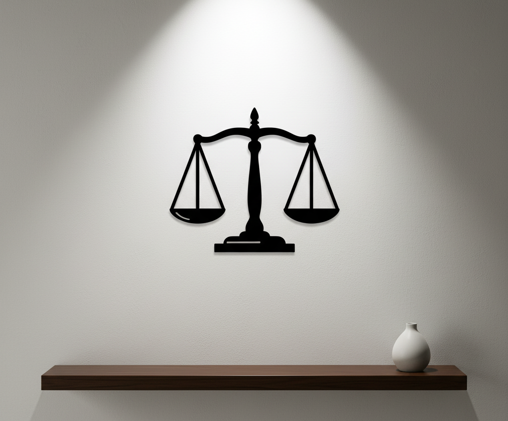 Scales of Justice Wall Art