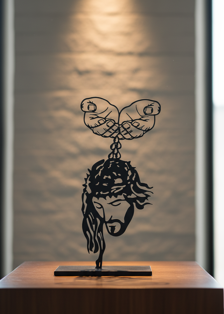 Jesus Table Sculpture