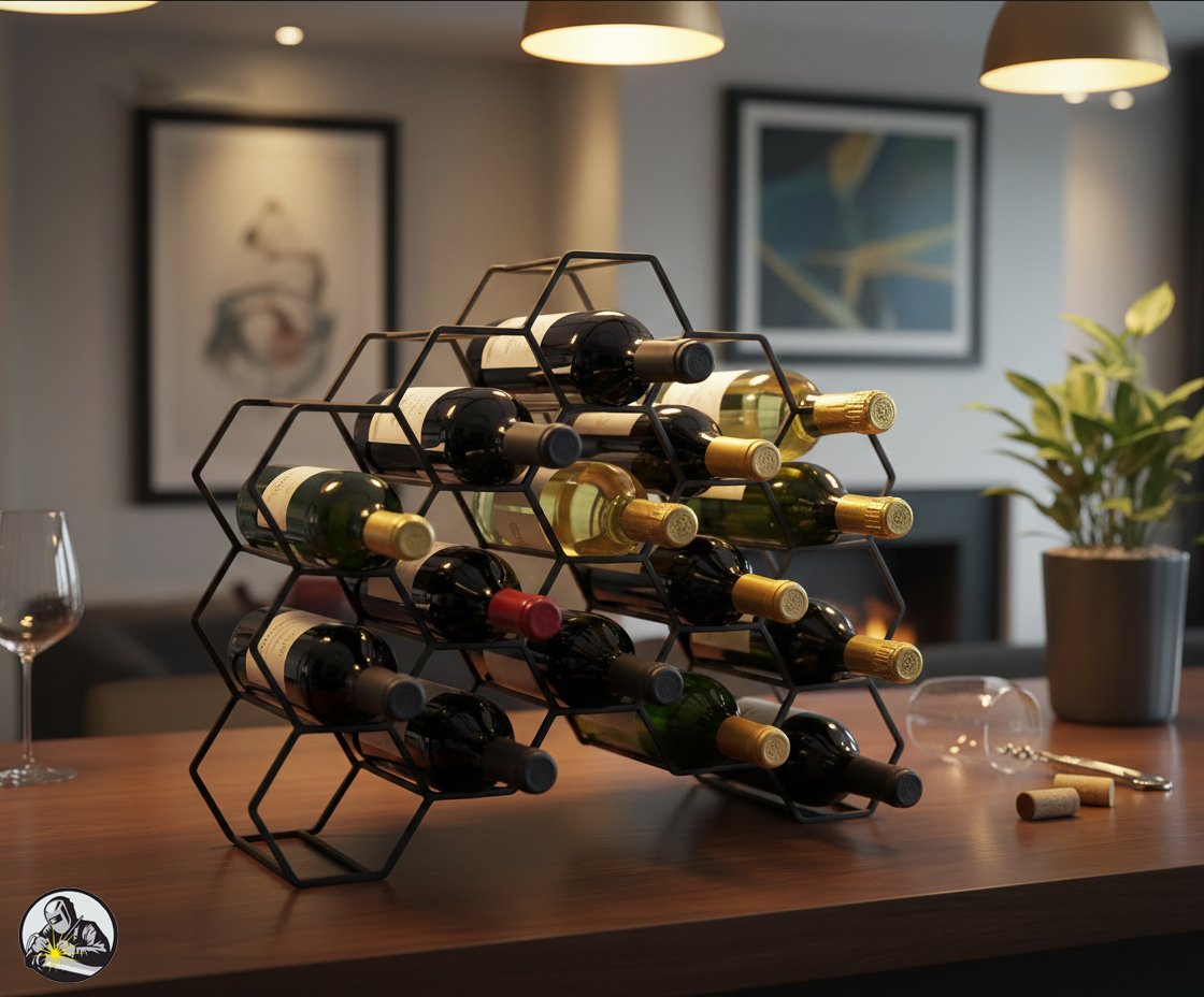 Honeycomb Modular Wine Rack